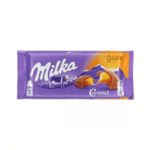 Milka chocoladereep karamel 100g